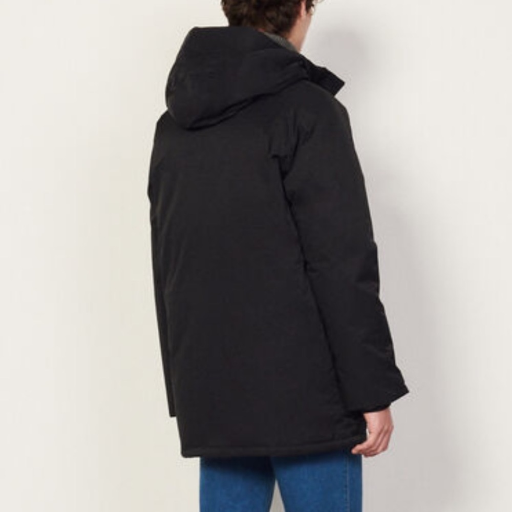 sandro paris Oversized Hooded Parka - Picture 4 of 12